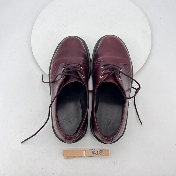 Dr Martens Air Cushion Sole 10078 Women Size 6 Brown Leather Low Top Derby Shoes - Picture 11 of 14